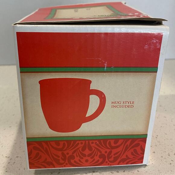 Christmas Holiday Coffee Cocoa Mug Cup Penguin Theme - Picture 3 of 4